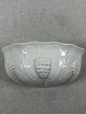 McCoy Pottery “Raised Grapes” Wall Pocket/Planter